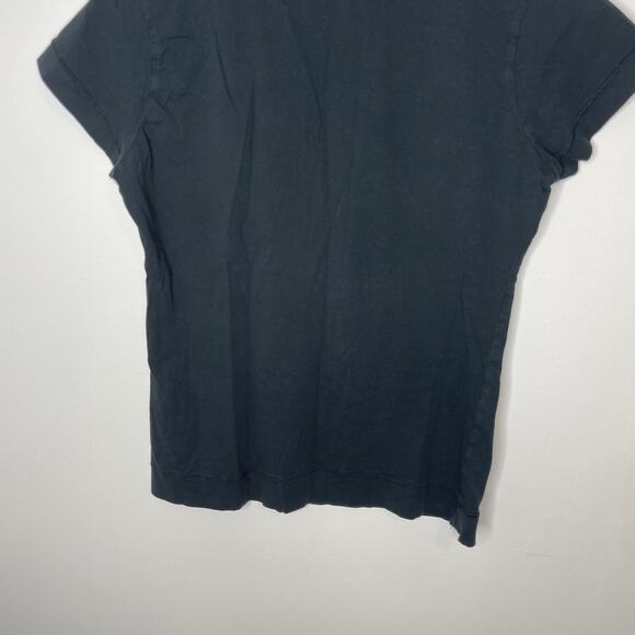 H&M Daemonic Cat Graphic T Shirt In Black Size 8 - Picture 5 of 6